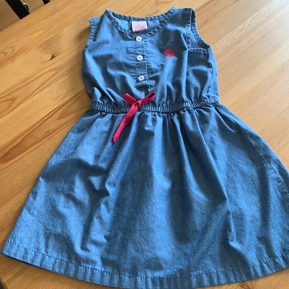 Us polo assn dress size 2t